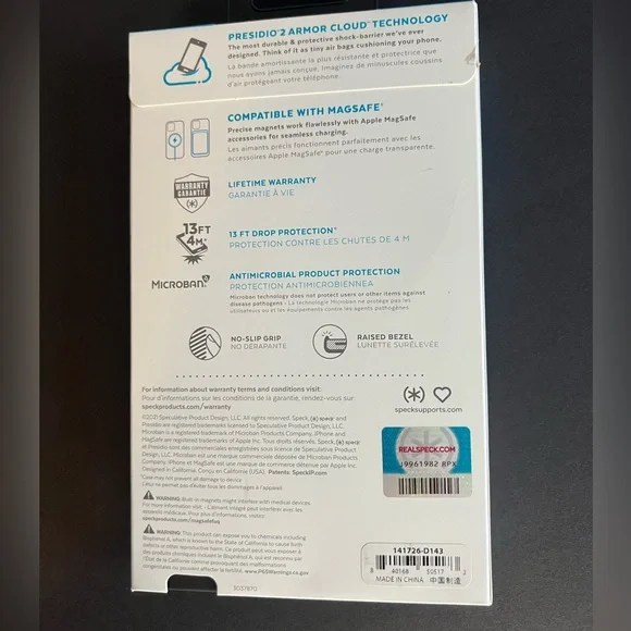 Speck Presidio2 grip iPhone 13 Pro case NIB black - Picture 2 of 8